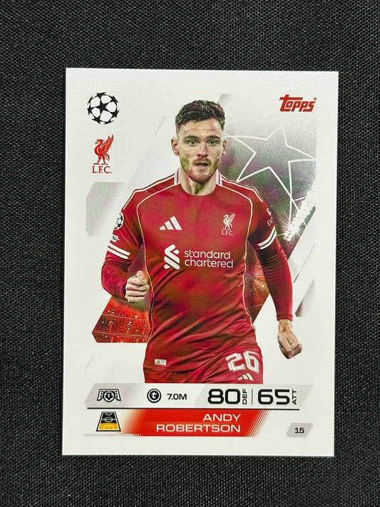 15 Andy Robertson Liverpool Base - Topps Match Attax 2025/26