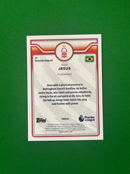Igor Jesus Future Stars Yellow 111/299 — back