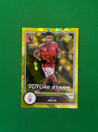 Igor Jesus Future Stars Yellow 111/299 — front