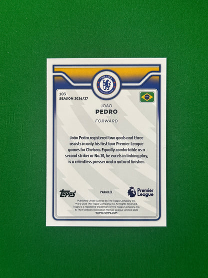João Pedro Yellow 151/299 — back