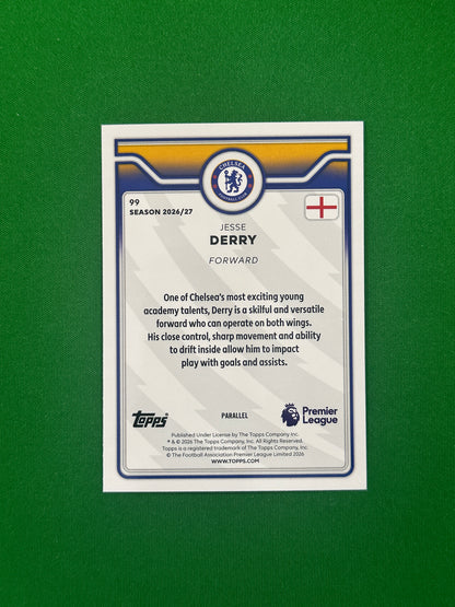 Jesse Derry Green 30/99 — back