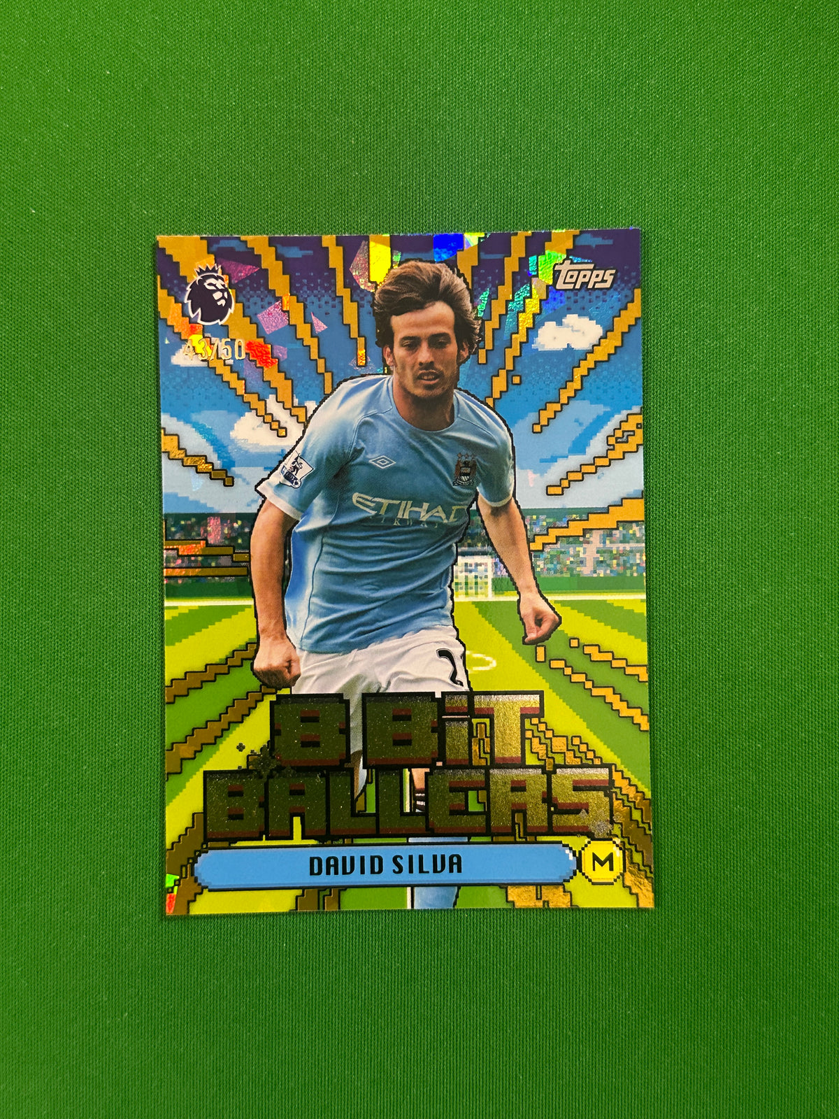 David Silva 8-Bit Ballers Gold 43/50 — front