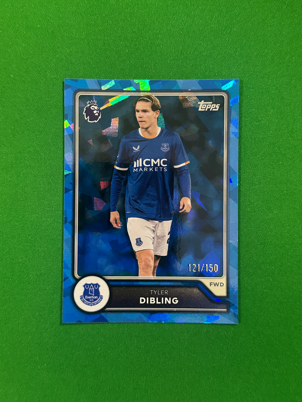 Tyler Dibling Blue 121/150 — front