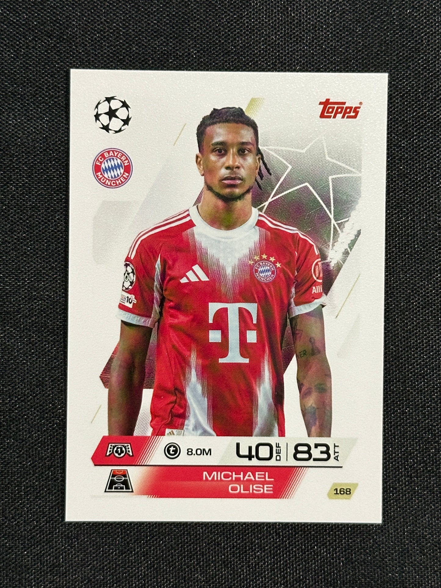 168 Michael Olise Bayern München Base - Topps Match Attax 2025/26