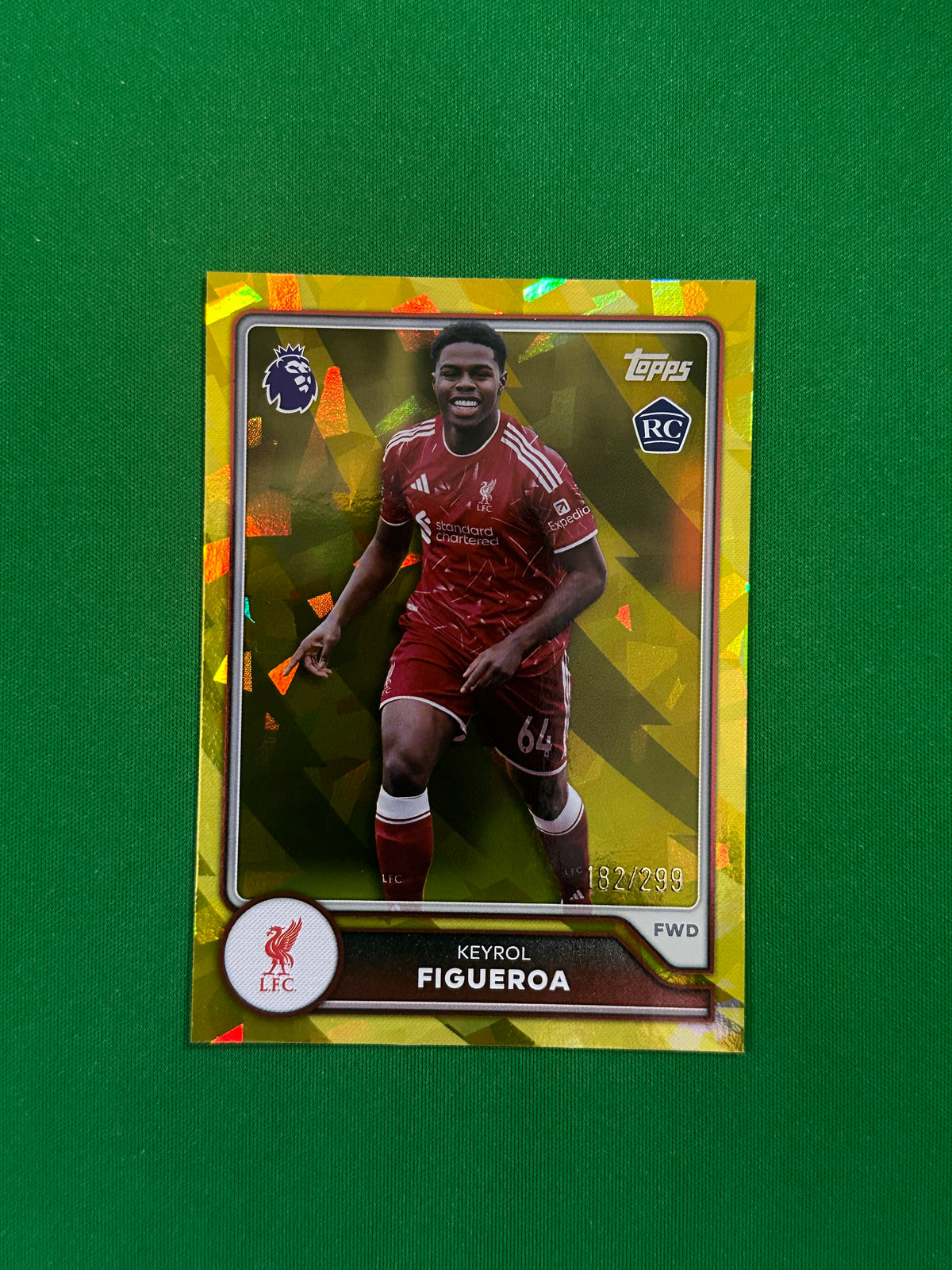 Keyrol Figueroa Yellow 182/299 — front