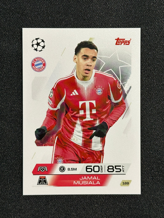 169 Jamal Musiala Bayern München Base - Topps Match Attax 2025/26