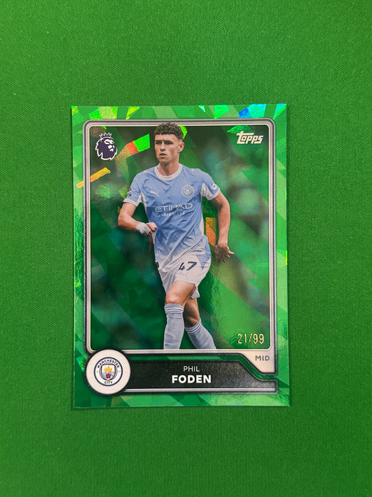 Phil Foden Green 21/99 — front