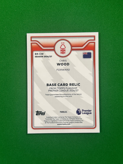 Chris Wood Relic Blue 077/150 — back