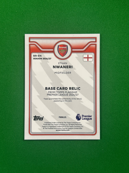 Ethan Nwaneri Relic Purple 052/199 — back