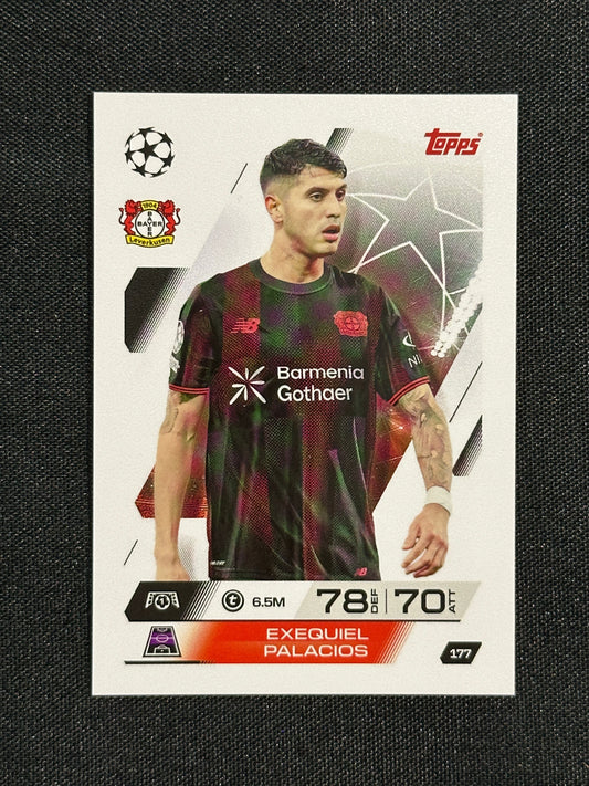 177 Exequiel Palacios Bayer Leverkusen Base - Topps Match Attax 2025/26