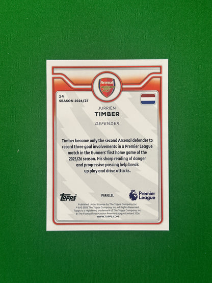 Jurriën Timber Green 11/99 — back