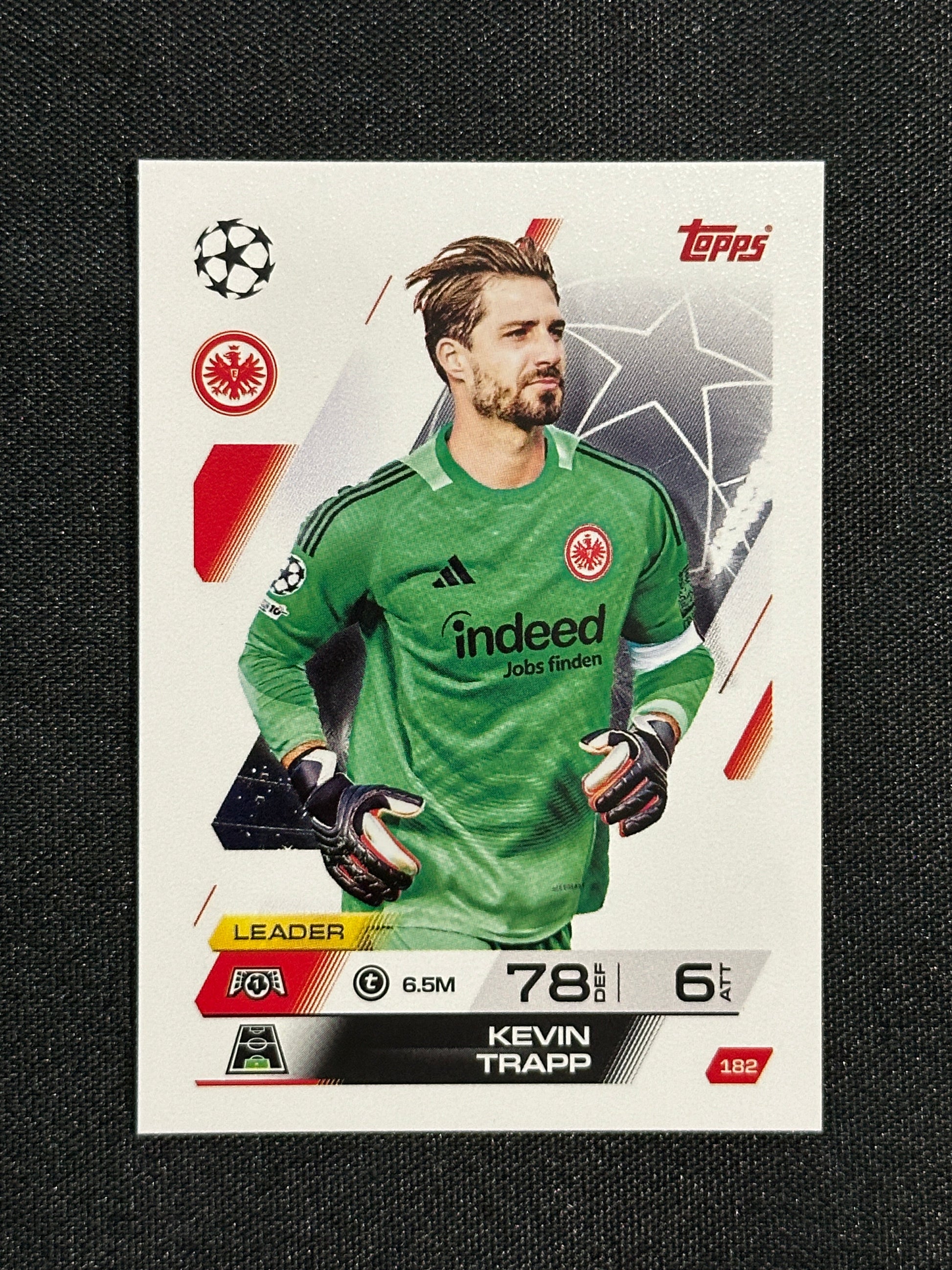 182 Kevin Trapp Eintracht Frankfurt Base - Topps Match Attax 2025/26