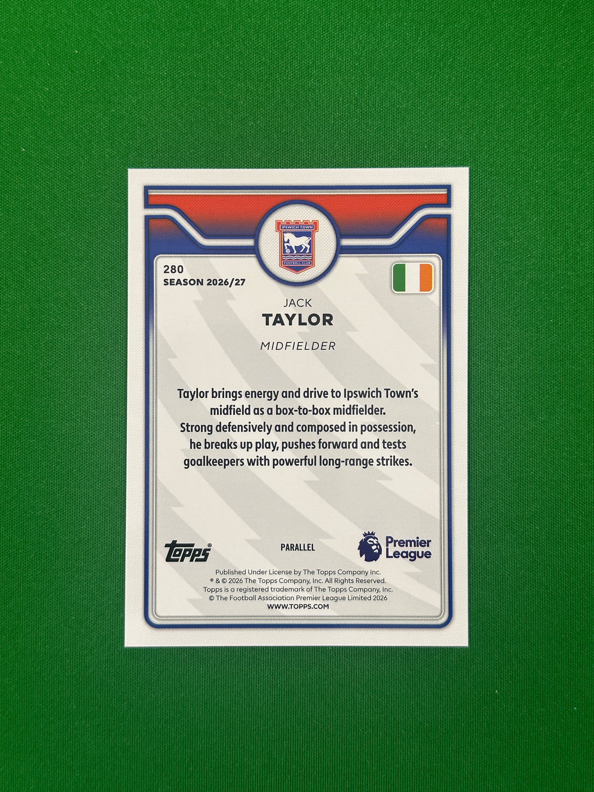 Jack Taylor Black and White 45/75 — back
