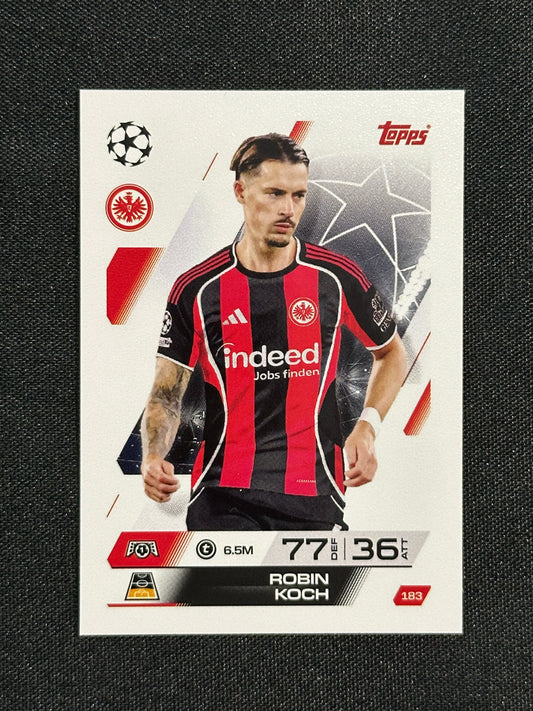 183 Robin Koch Eintracht Frankfurt Base - Topps Match Attax 2025/26