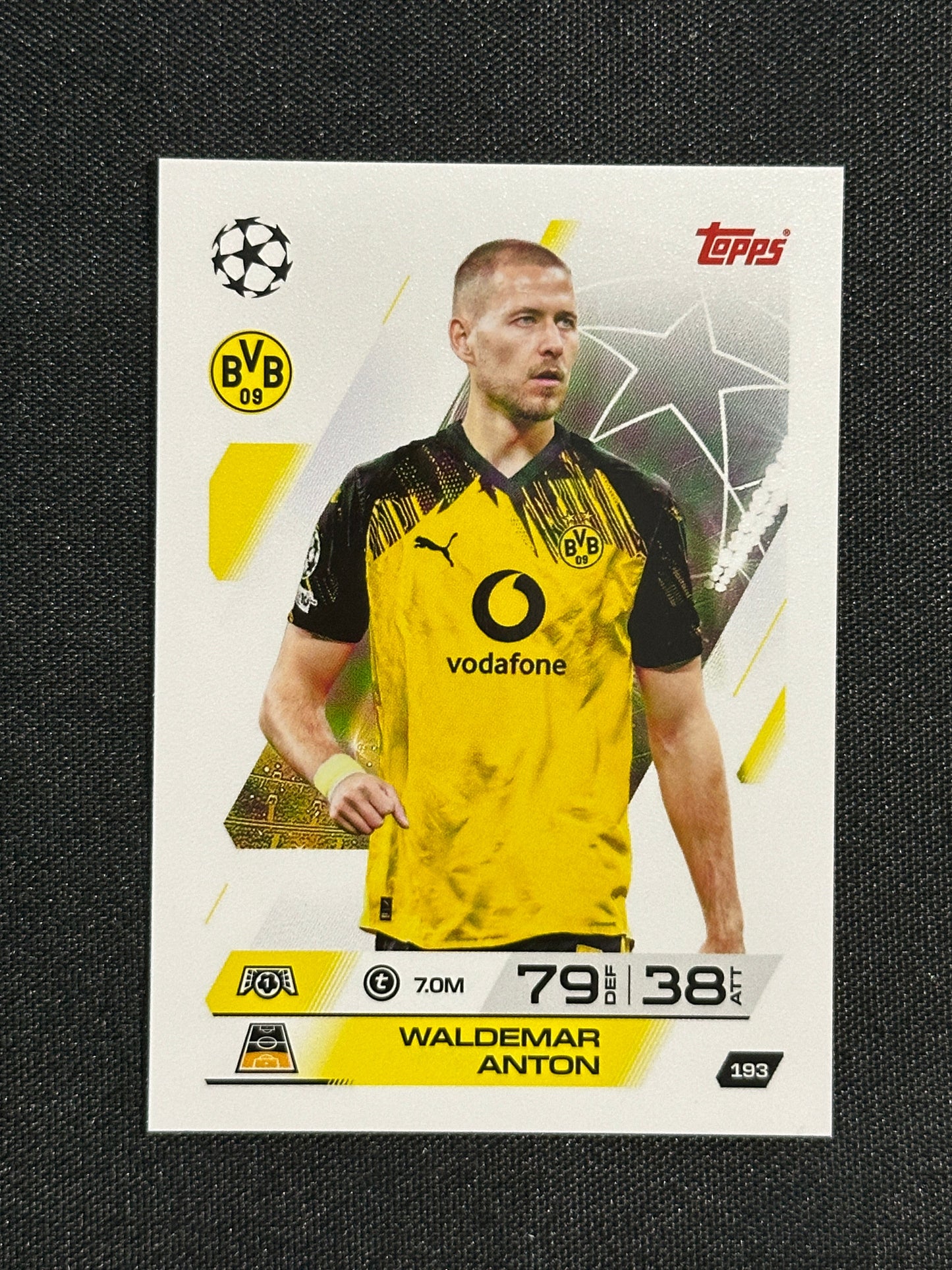 193 Waldemar Anton Borussia Dortmund Base - Topps Match Attax 2025/26