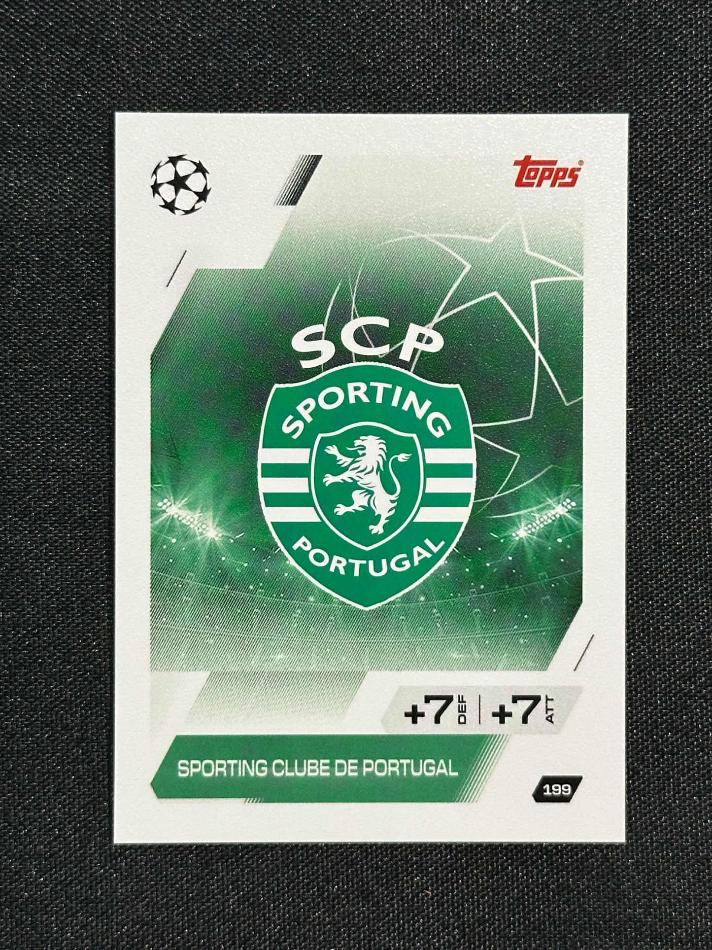 199 Team Badge Sporting Lisbon Base - Topps Match Attax 2025/26