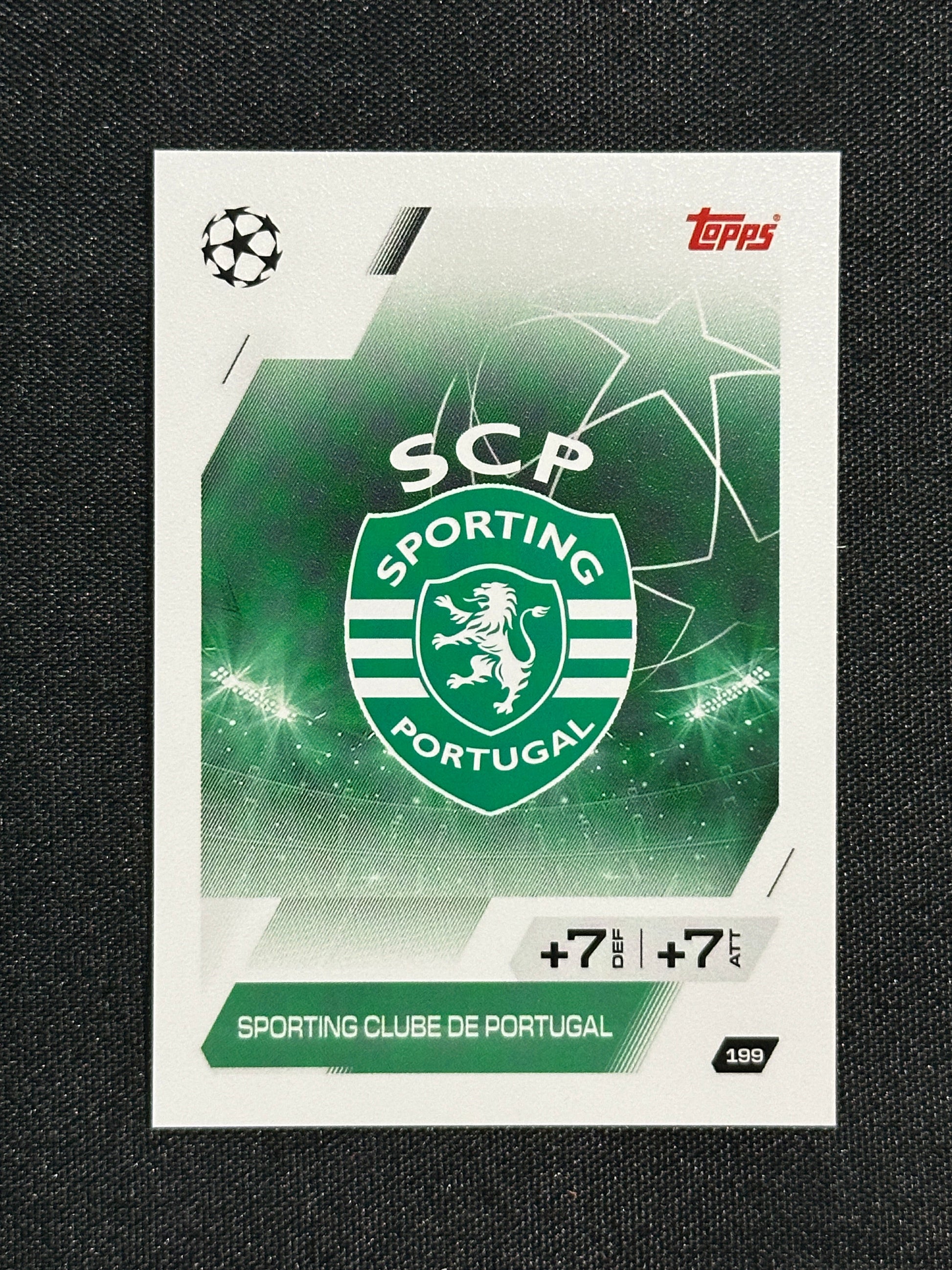 199 Team Badge Sporting Lisbon Base - Topps Match Attax 2025/26