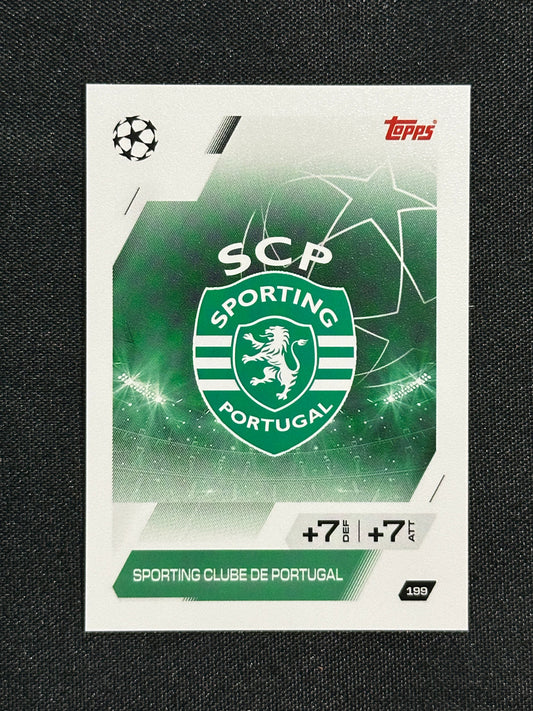199 Team Badge Sporting Lisbon Base - Topps Match Attax 2025/26