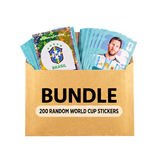 200 Panini World Cup 2026 stickers bundle