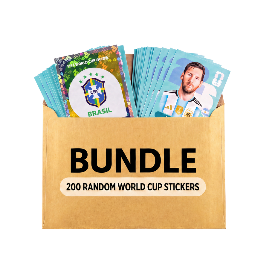200 Panini World Cup 2026 stickers bundle