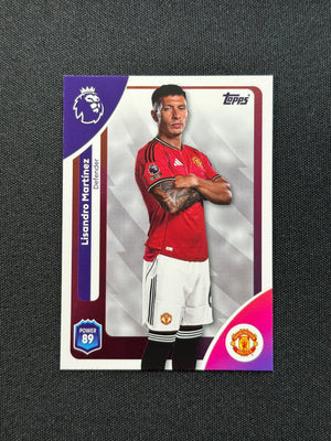 203 Lisandro Martínez Manchester United Base card - Topps Premier League 2026