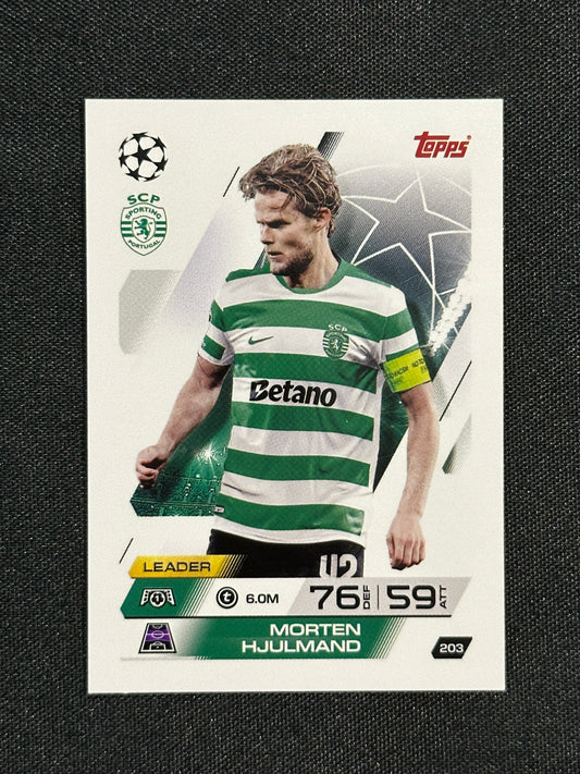 203 Morten Hjulmand Sporting Lisbon Base - Topps Match Attax 2025/26