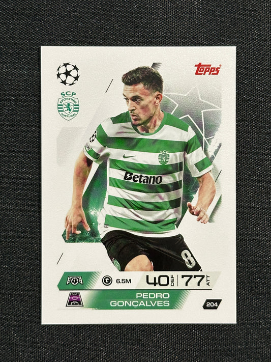 204 Pedro Gonçalves Sporting Lisbon Base - Topps Match Attax 2025/26