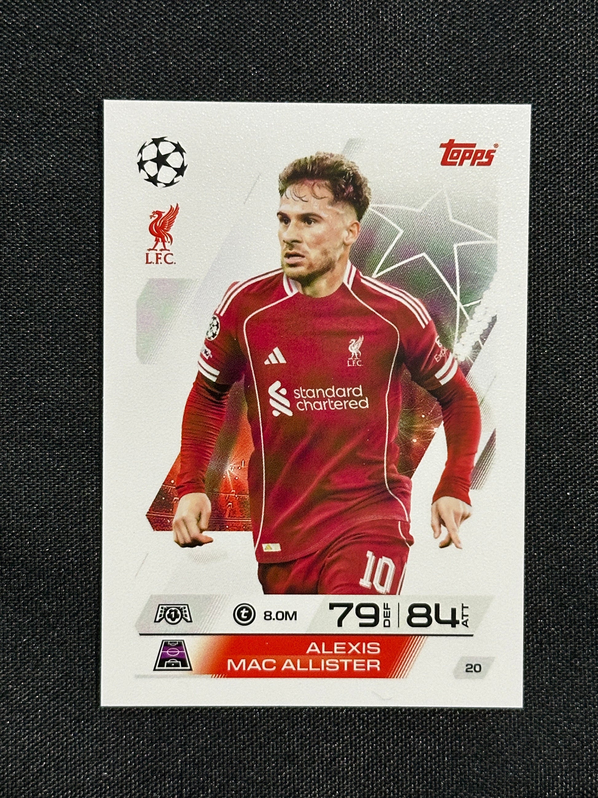 20 Aleix Mac Allister Liverpool Base - Topps Match Attax 2025/26