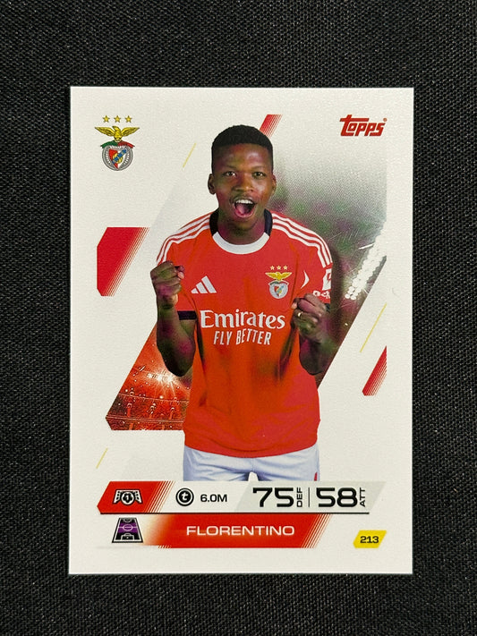 213 Florentino SL Benfica Base - Topps Match Attax 2025/26