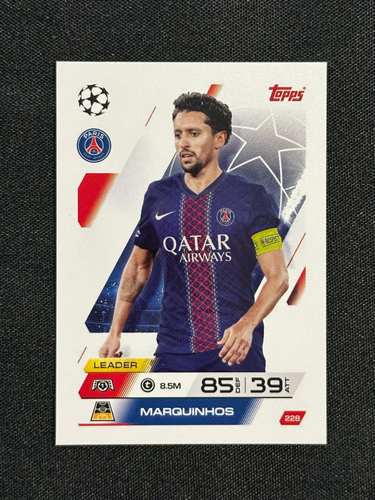 228 Marquinhos PSG Base - Topps Match Attax 2025/26