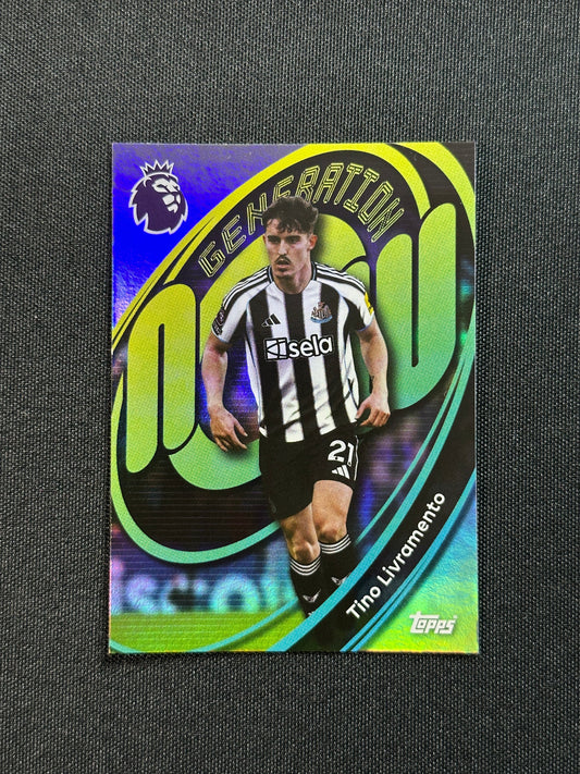 234 Lewis Miley Newcastle Breakthrough Baller - Topps Premier League 2026