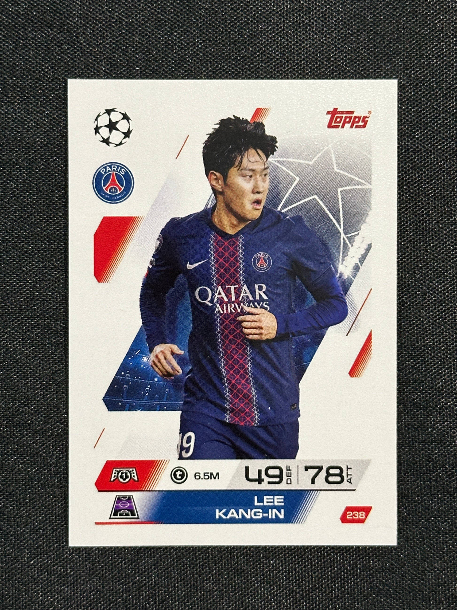 238 Lee King-In PSG Base - Topps Match Attax 2025/26