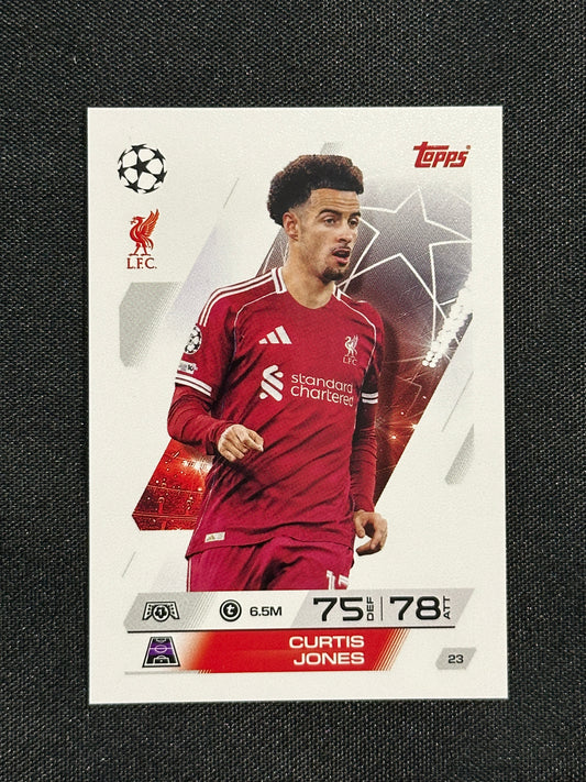 23 Curtis Jones Liverpool Base - Topps Match Attax 2025/26
