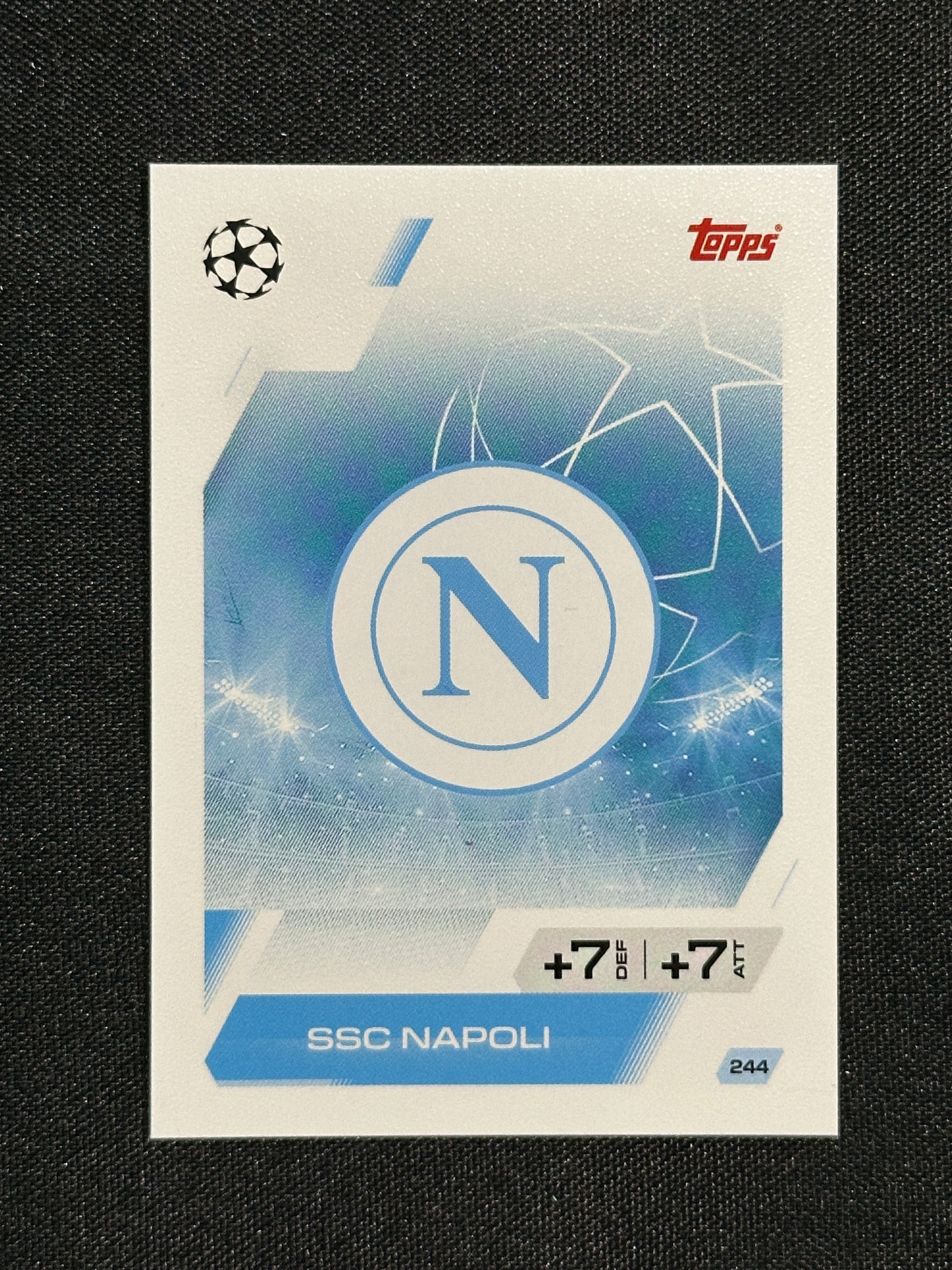 244 Team Badge Napoli Base - Topps Match Attax 2025/26