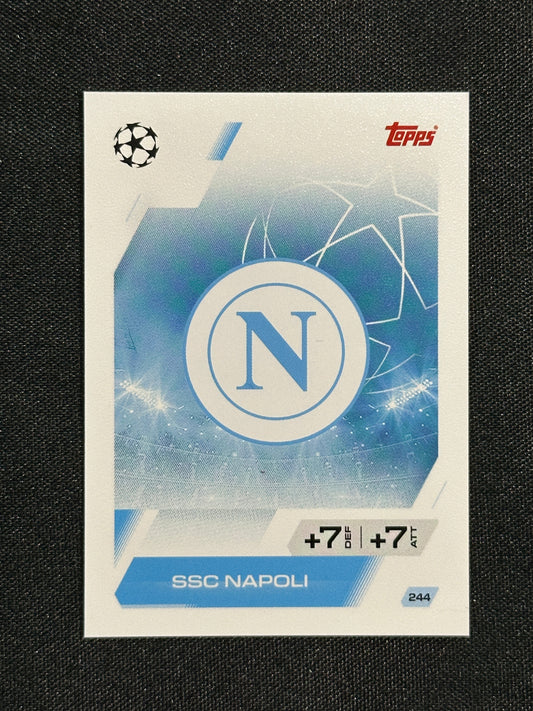 244 Team Badge Napoli Base - Topps Match Attax 2025/26