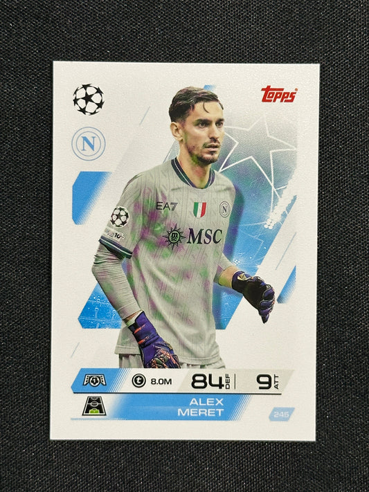 245 Alex Meret Napoli Base - Topps Match Attax 2025/26