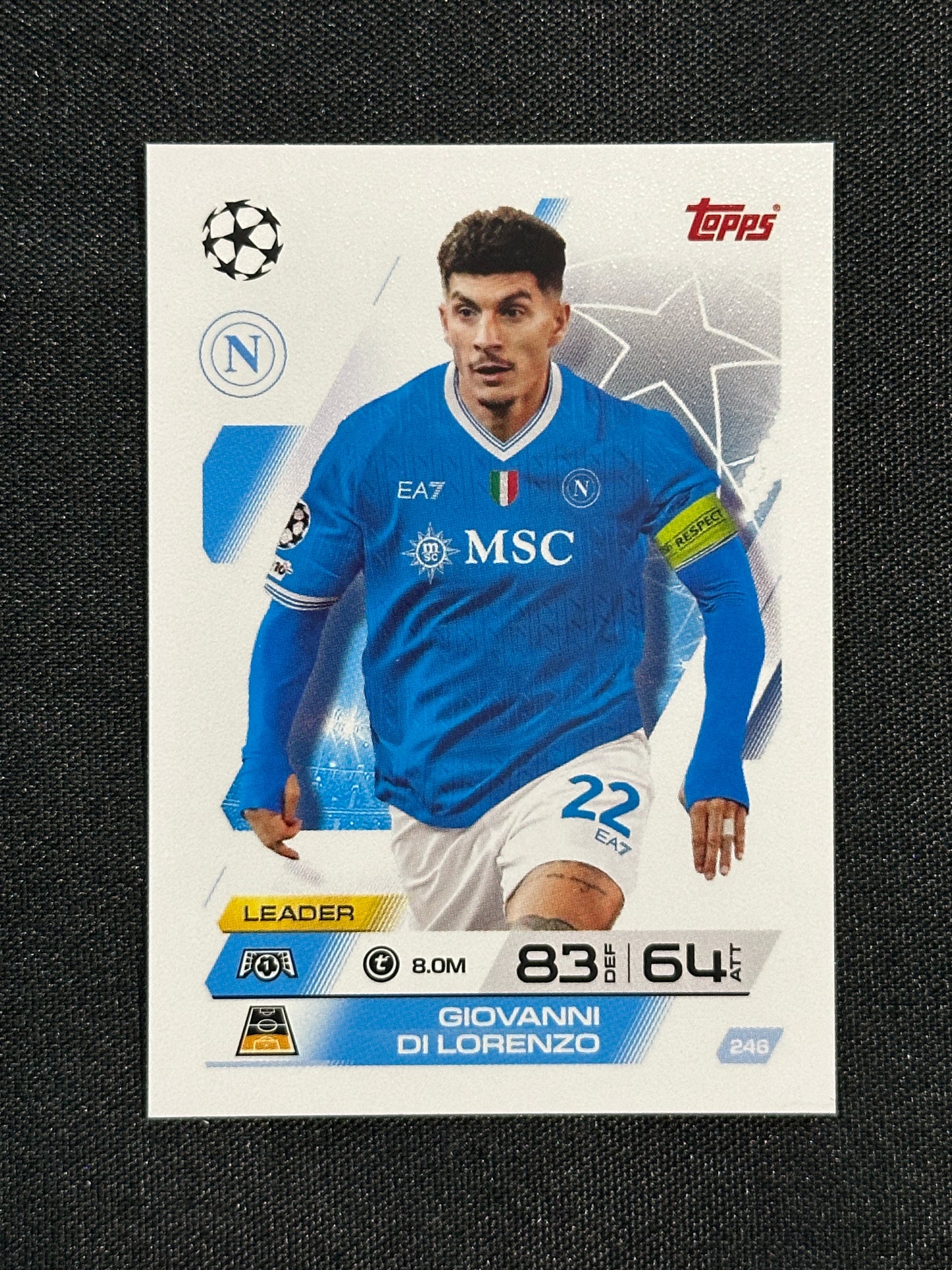 246 Giovanni Di Lorenzo Napoli Base - Topps Match Attax 2025/26