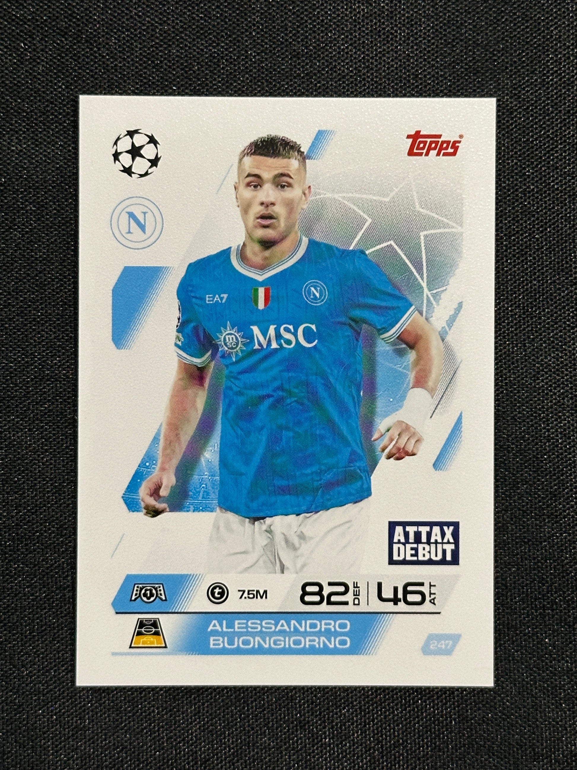 247 Alessandro Buongiorno Napoli Base - Topps Match Attax 2025/26