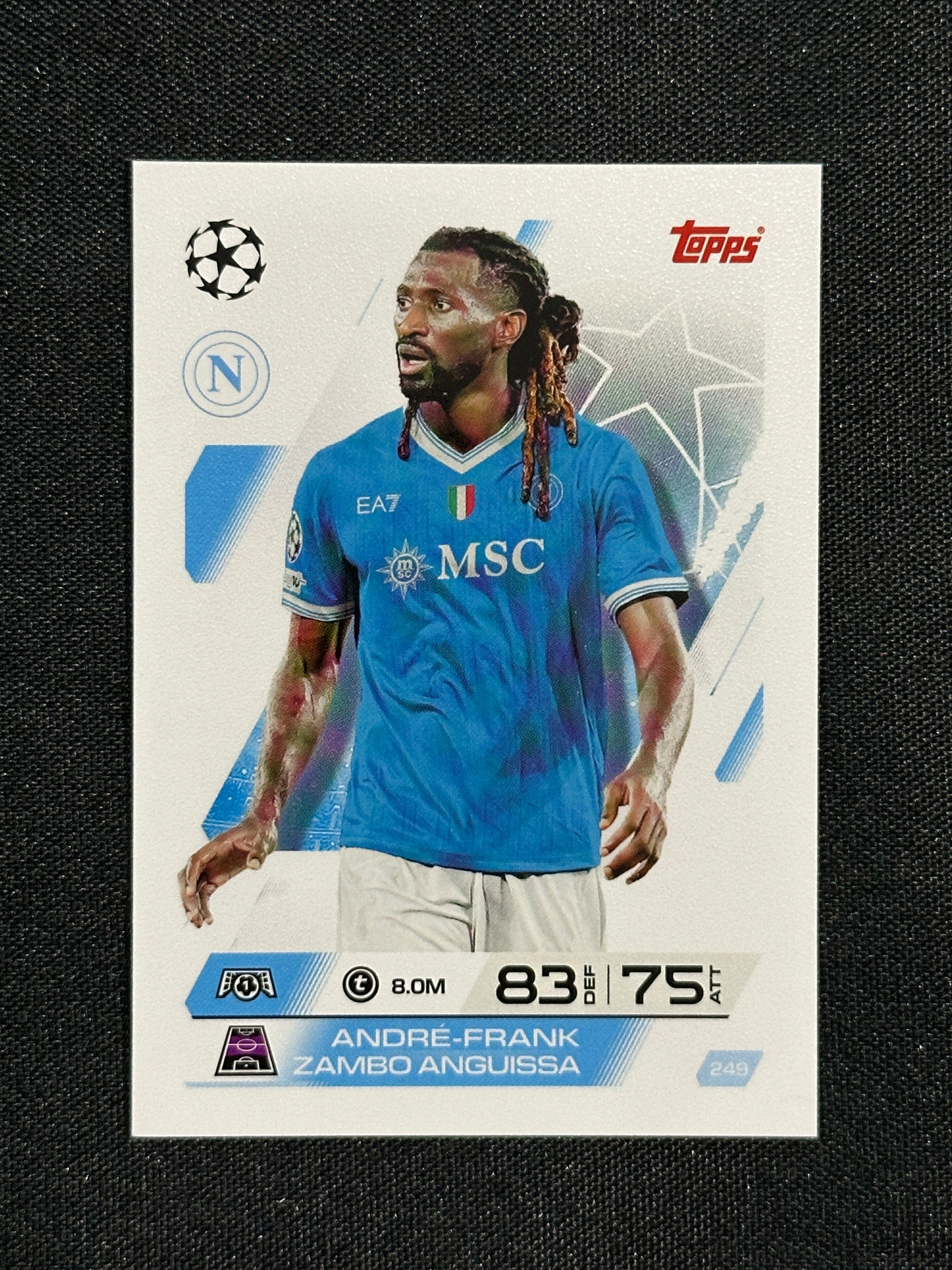 249 André-Frank Zambo Anguissa- Napoli Base - Topps Match Attax 2025/26