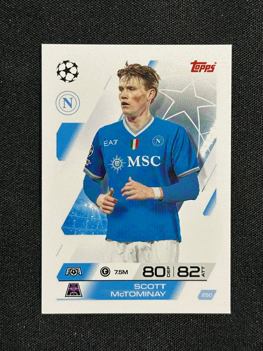 250 Scott McTominay Napoli Base - Topps Match Attax 2025/26