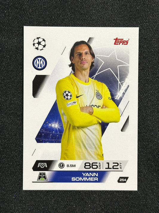 254 Yann Sommer Inter Milan Base - Topps Match Attax 2025/26
