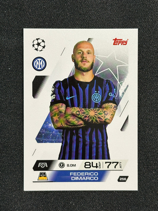 256 Federico Dimarco Inter Milan Base - Topps Match Attax 2025/26