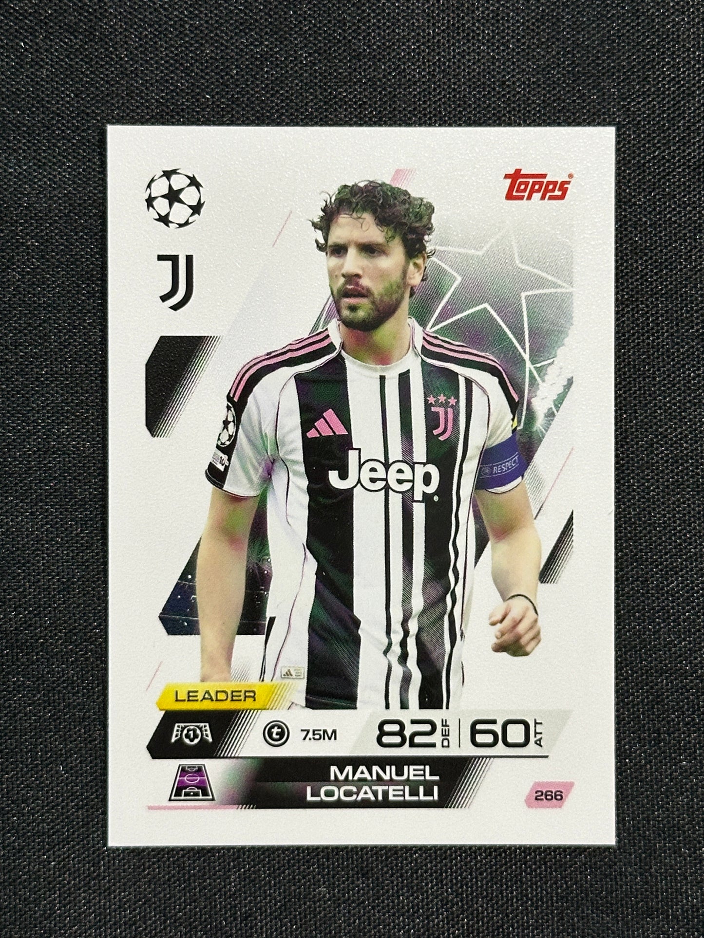 266 Manuel Locatelli Juventus Base - Topps Match Attax 2025/26