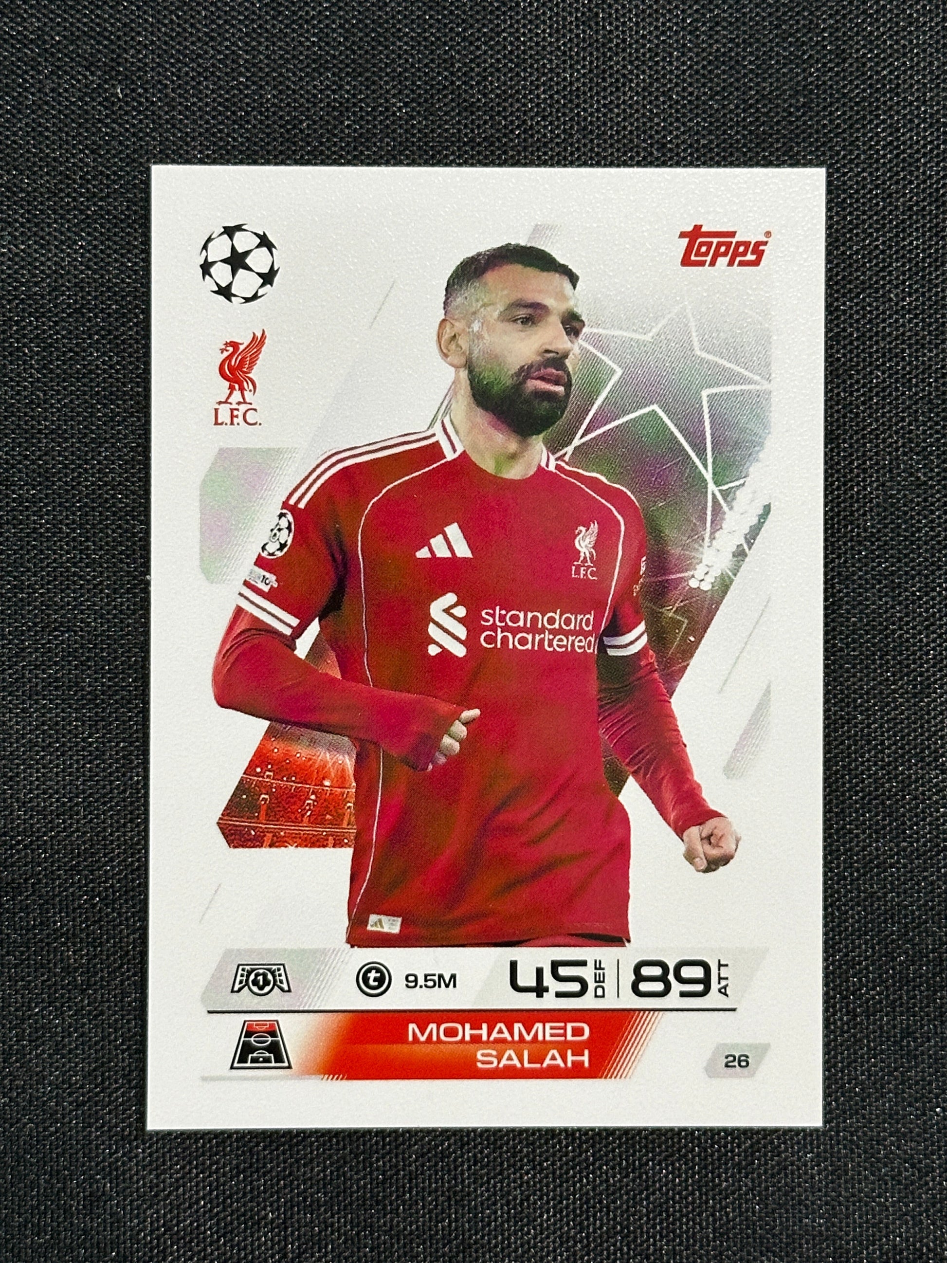 26 Mohamed Salah Liverpool Base - Topps Match Attax 2025/26