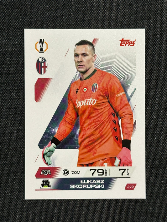 272 Łukasz Skorupski Bologna 1909 Base - Topps Match Attax 2025/26