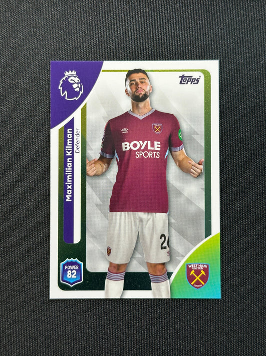 274 Maximilian Kilman West Ham Base - Topps Premier League 2026