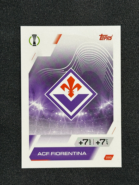 280 Team Badge Fiorentina Base - Topps Match Attax 2025/26