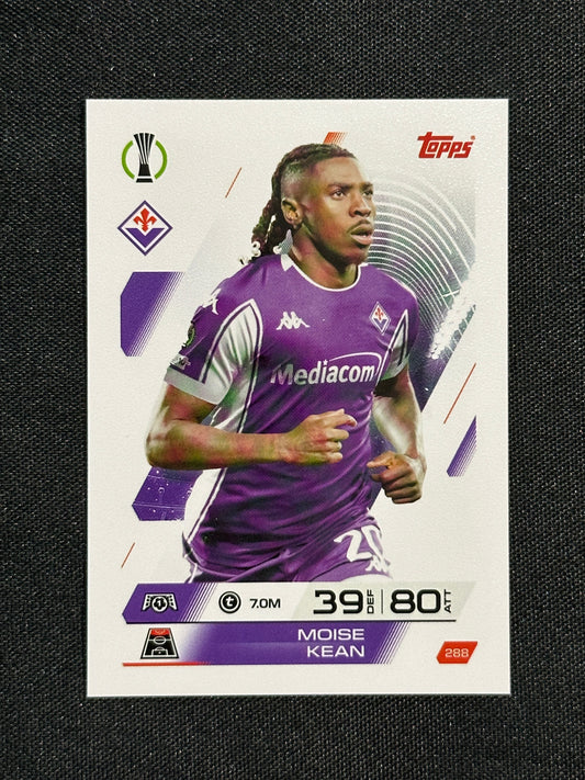 288 Moise Kean Fiorentina Base - Topps Match Attax 2025/26