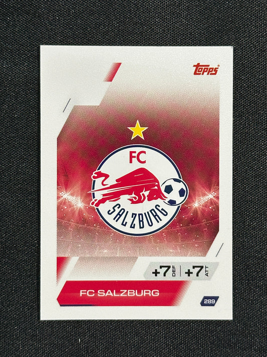 289 Team Badge FC Salzburg Base - Topps Match Attax 2025/26