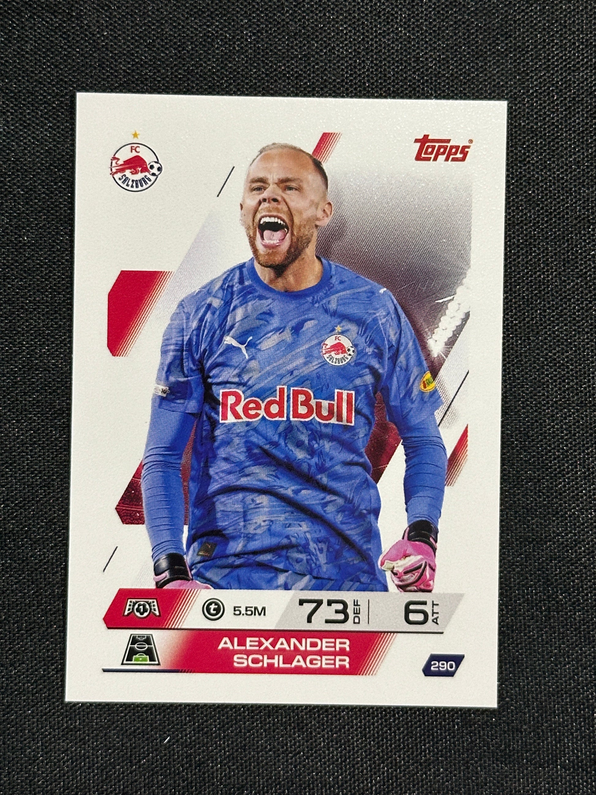 290 Alexander Schlager FC Salzburg Base - Topps Match Attax 2025/26